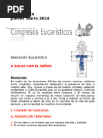 Adoración Eucarística Jueves Santo 2024