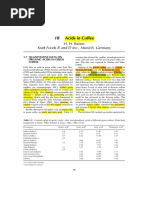 Acids in Coffee - Coffee Recent Development