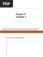 Lec - 1 Circuit I