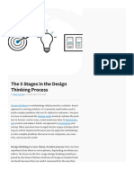 The 5 Stages in The Design Thinking Process IxDF