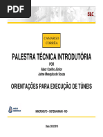 Orientação para Execução de Túneis NATM - Palestra