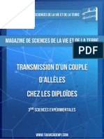 Magazine Transmission Dun Couple Dalleles Chez Les Diploides Enonce