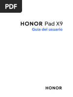 HONOR Pad X9 Gu A Del Usuario