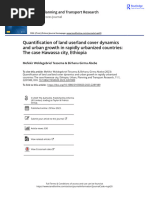 Quantification of Land Use Land Cover Dynamics and Urban Growth in Rapidly Urbanized Countries The Case Hawassa City Ethiopia