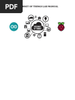 Internet of Things Lab Manual