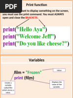 Lesson 1 - Python Intro - Print and Input - Medium - Abbrev JC