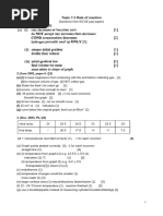 Past Paper-Topic 7 Rate and Equilibrium - Answer