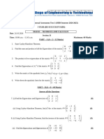 MA3151 - Maths Section - B