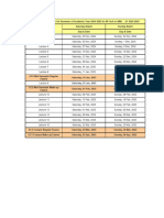 Academic Calendar - S1-24 - 1st Semester