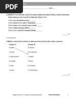 ECA2+ - Tests - Language Test 7C - 2018