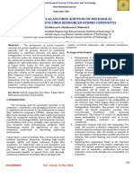 Influence of E-Glass Fiber Addition On Mechanical Properties of Jute Fiber Reinforced Hybrid Composites