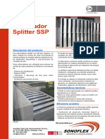 Silenciador Splitter Ficha Tecnica