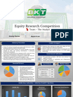 Equity Research Report - The Analysts - KJ Somaiya Institute of Management