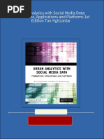 Urban Analytics With Social Media Data: Foundations, Applications and Platforms 1st Edition Tan Yigitcanlar All Chapter Instant Download