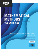 Mathematics Methods Textbook