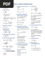 Decision Sciences Formulae Sheet