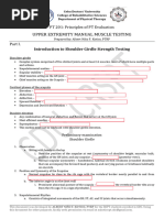 Handouts On Upper Extremity MMT