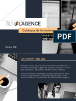 Catalogue de Formations - SLN