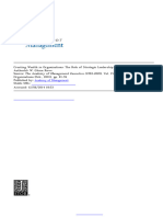 SU5-S2. Rowe, 2001 - Creating Wealth in Organizations - The Role of Strategic Leadership