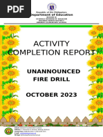 October23 - Hinukay-Es-Acr - Unannounced Fire Drill