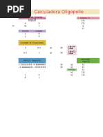 Calculadora Oligopolio - Yureymi