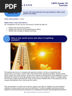 Lesson 97 Introduction To The Greenhouse Effect and Global Warming