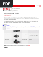 Cameras and Image Capture - Netflix Partner Help Center