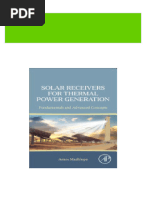 Complete Solar Receivers For Thermal Power Generation Amos Madhlopa PDF For All Chapters