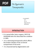 Lecture 5 of Sports Injuries Rehabilitation (De Quervains)