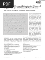 Advanced Materials - 2022 - Zhang - A Self Reporting Fluorescent Salicylaldehyde Chlorambucil Conjugate As A Type II ICD