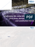 Electrolytic MN Metal (EMM) Market - Price Drop, Demand Challenges and Substitution Trends