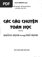 Các câu chuyện về toán - Khẳng định trong phủ định