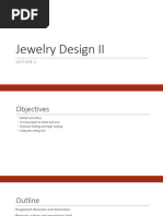 Jewelry Design II - Lec 2