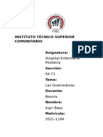 Instituto Técnico Superior Comunitario Asignatura:: Hospital Enfermería Pediatría 04-71