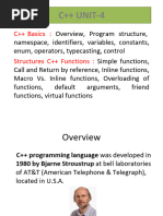 C++ UNIT-4 New