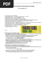 ZL-7918A Humidity and Temperature Controller