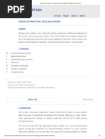 Pressure Loss From Fittings - Excess Head (K) Method - Neutrium