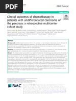 Clinical Outcomes of Chemotherapy in Patients With Undifferentiated Carcinoma of The Pancreas: A Retrospective Multicenter Cohort Study