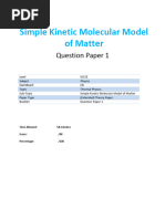 21.1-Simple Kinetic Molecular Model of Matter-Cie Igcse Physics Ext-Theory-qp