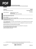 March 2017 (v2) QP - Paper 2 CIE Chemistry IGCSE