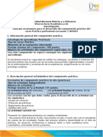 Unidad 3 - Fase 3 - Componente Práctico - Práctica Profesional