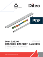 EN - Ditec DAS200 Technical Manual