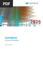 Sofimshc: Geometric Modelling