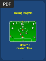 U12 Session Plans