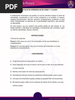 Test 2. Cuestionario Estilos de Aprendizaje de Honey