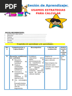 1° Sesión Día 3 Mat Usamos Estrategias para Calcular