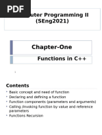 Chapter 1 - Functions