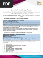 Activity Guide For The Development of The Practical Component and Evaluation Rubric - Unit 2 - Phase 4 - Practical Component - Simulated Practice