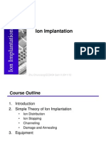 Lect 4 Ion Implantation