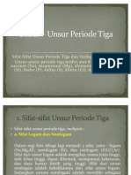 Unsur - Unsur Periode Tiga